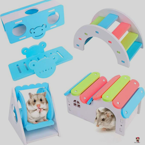 LuluDa Hamster Toy 5 Pcs Toy